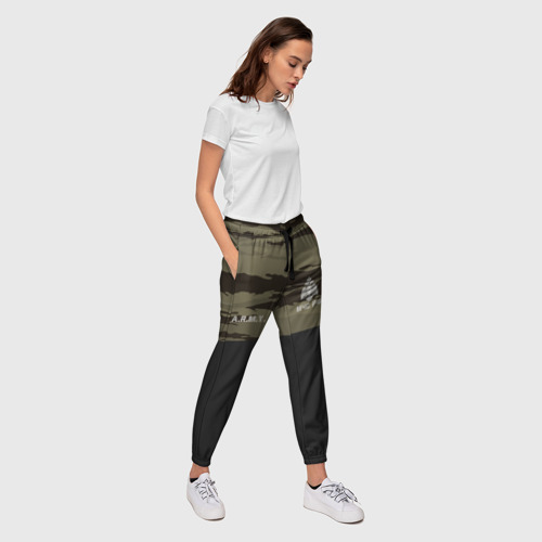 Женские брюки 3D Камуфляж МЧС РФ, цвет 3D печать - фото 5