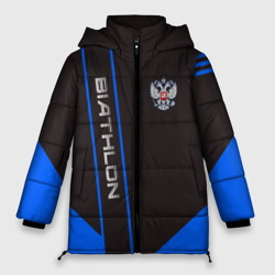 Женская зимняя куртка Oversize Biathlon Russia