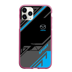 Чехол для iPhone 11 Pro Max матовый Mazda sport