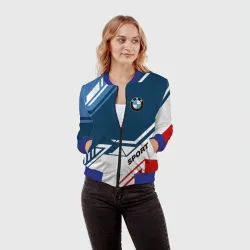 Женский бомбер 3D BMW sport - фото 2