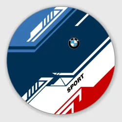 Круглый коврик для мышки BMW sport