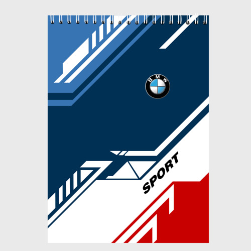 Скетчбук BMW sport, цвет белый