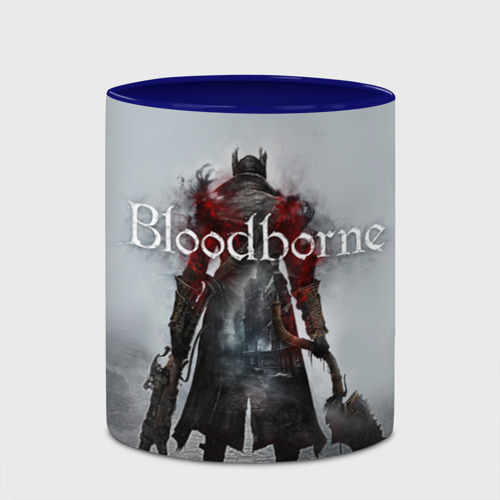 Кружка с полной запечаткой Bloodborne, цвет белый + синий - фото 4