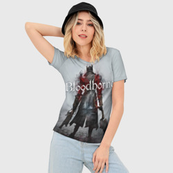 Женская футболка 3D Slim Bloodborne - фото 2