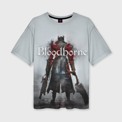 Женская футболка oversize 3D Bloodborne