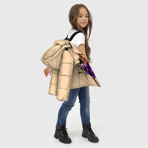 Зимняя куртка для девочек 3D с принтом Spyro, фото #4