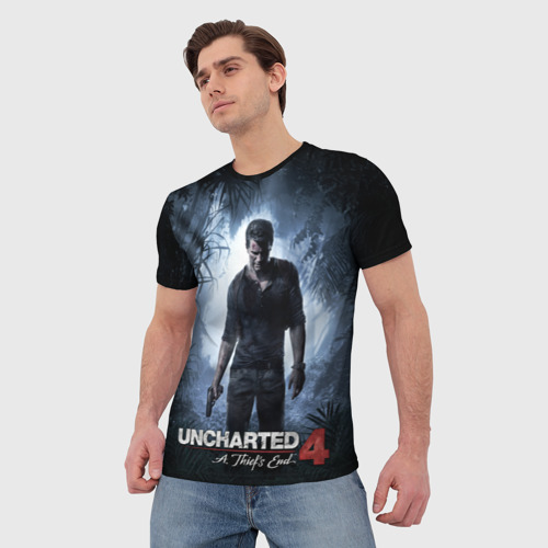Мужская футболка 3D с принтом Путь вора, фото на моделе #1