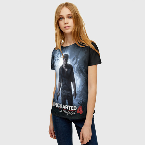 Женская футболка 3D с принтом Путь вора, фото на моделе #1