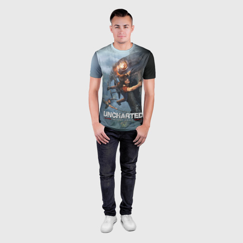 Мужская футболка 3D Slim Uncharted, цвет 3D печать - фото 4