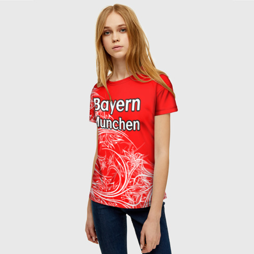 Женская футболка 3D Bayern Munchen - фото 3