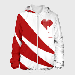 Мужская куртка 3D Геометрическое сердце