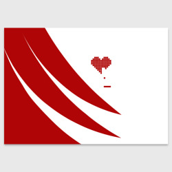 Поздравительная открытка Геометрическое сердце