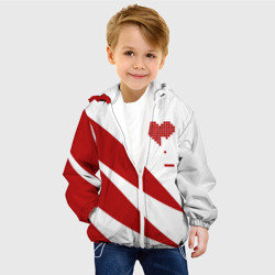 Детская куртка 3D Геометрическое сердце - фото 2