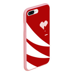 Чехол для iPhone 7Plus/8 Plus матовый Геометрическое сердце - фото 2