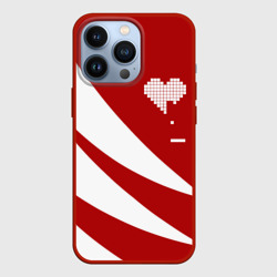 Чехол для iPhone 13 Pro Геометрическое сердце