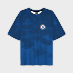 Мужская футболка oversize 3D Chelsea sport