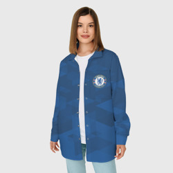 Женская рубашка oversize 3D Chelsea sport - фото 2