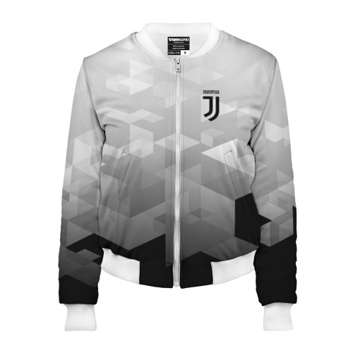 Женский бомбер 3D JUVENTUS SPORT     , цвет белый