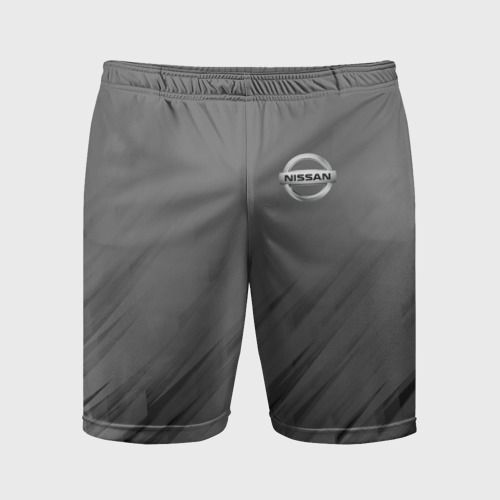 Мужские шорты спортивные NISSAN SPORT, цвет 3D печать