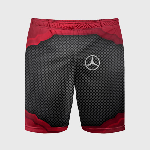 Мужские шорты спортивные Mercedes-Benz sport, цвет 3D печать