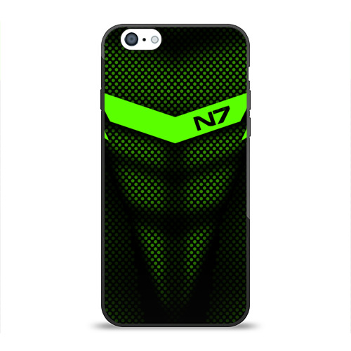 Чехол для Apple iPhone 6 силиконовый глянцевый Mass Effect N7 Фото 01 Чехол для Apple iPhone 6 силиконовый глянцевый Mass Effect N7 Фото 01