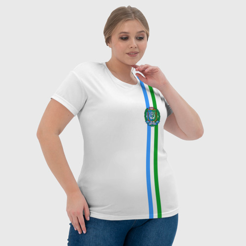 Женская футболка 3D Ханты-Мансийский округ, цвет 3D печать - фото 6