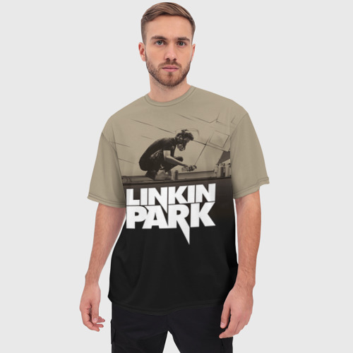 Мужская футболка oversize 3D Linkin Park Meteora, цвет 3D печать - фото 3