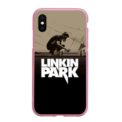 Чехол для iPhone XS Max матовый Linkin Park Meteora