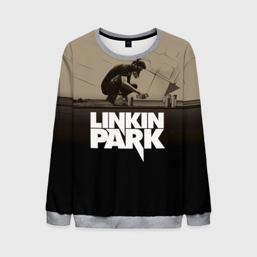 Мужской свитшот 3D Linkin Park Meteora, цвет меланж