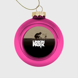 Ёлочный шар стеклянный/пластиковый Linkin Park Meteora