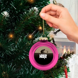 Ёлочный шар стеклянный/пластиковый Linkin Park Meteora - фото 2