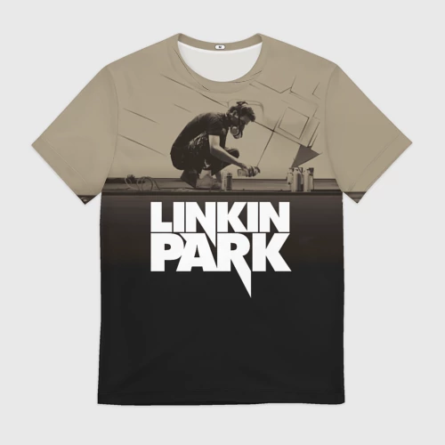 Мужская футболка 3D с принтом Linkin Park Meteora, вид спереди #2