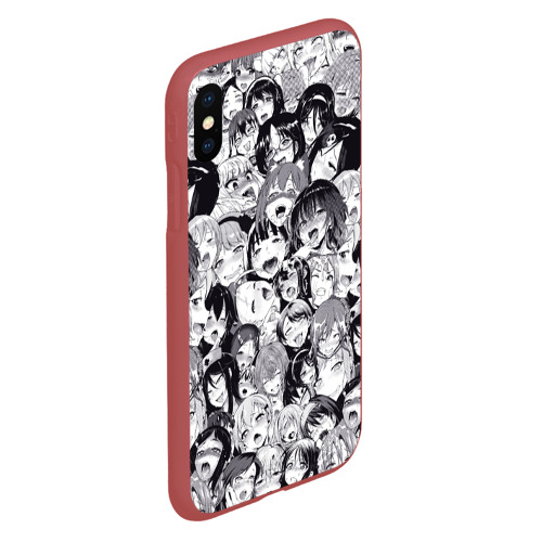Чехол для iPhone XS Max матовый Ахегао Фото 01 Чехол для iPhone XS Max матовый Ахегао Фото 01