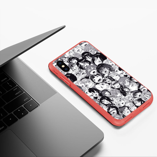 Чехол для iPhone XS Max матовый Ахегао Фото 01 Чехол для iPhone XS Max матовый Ахегао Фото 01