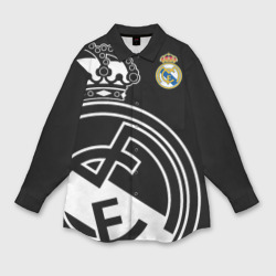 Женская рубашка oversize 3D Real Madrid Exclusive