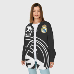 Женская рубашка oversize 3D Real Madrid Exclusive - фото 2