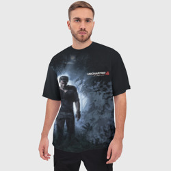 Мужская футболка oversize 3D Drake in jungle - фото 2