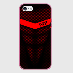 Чехол для iPhone 5/5S матовый Mass Effect N7