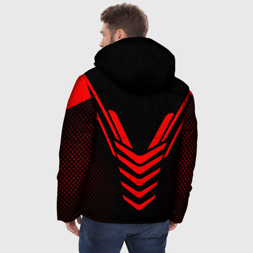 Мужская зимняя куртка 3D Mass Effect N7, цвет черный - фото 4