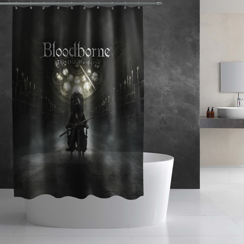 Штора 3D для ванной Bloodborne - фото 2