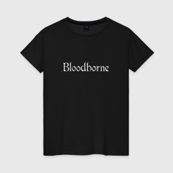 Женская футболка хлопок bloodborne