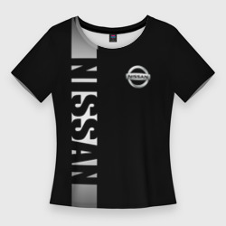 Женская футболка 3D Slim Nissan sport