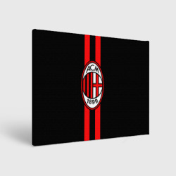 Холст прямоугольный AC Milan FC