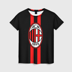 Женская футболка 3D AC Milan FC