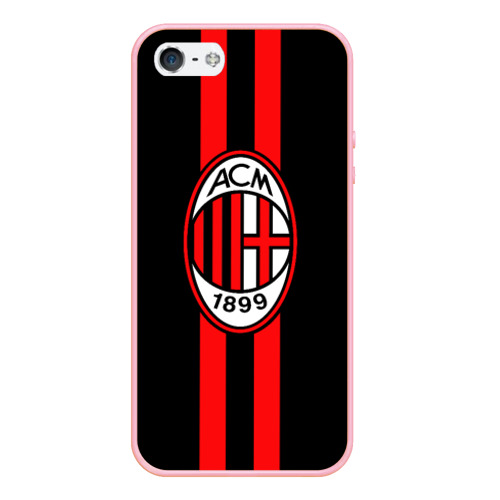 Чехол для iPhone 5/5S матовый AC Milan FC