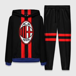 Женский костюм с толстовкой 3D AC Milan FC