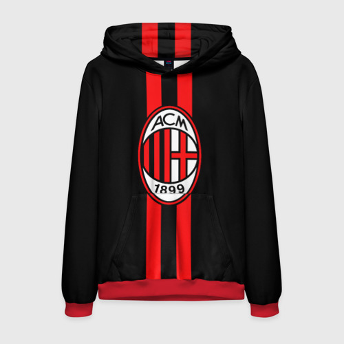 Мужская толстовка 3D AC Milan FC, цвет красный