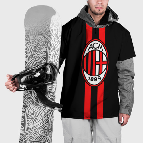 Накидка на куртку 3D AC Milan FC, цвет 3D печать