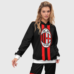Женский костюм с толстовкой 3D AC Milan FC - фото 2