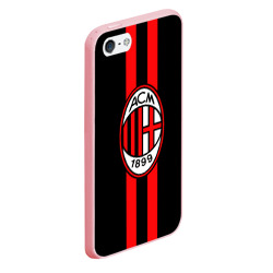 Чехол для iPhone 5/5S матовый AC Milan FC - фото 2